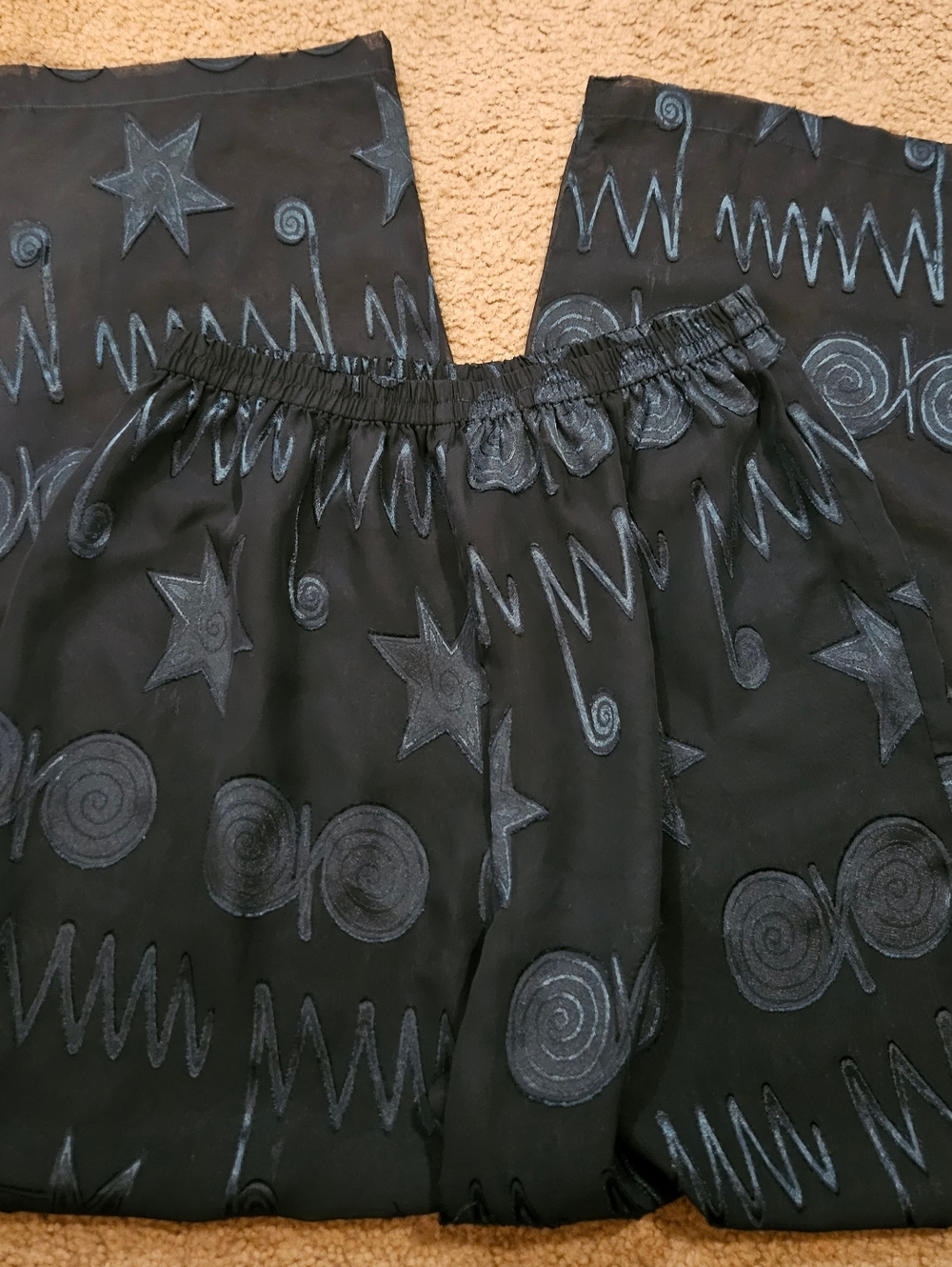 Victoria's Secret Vintage Sheer Flowy Loungewear Pajama Pants